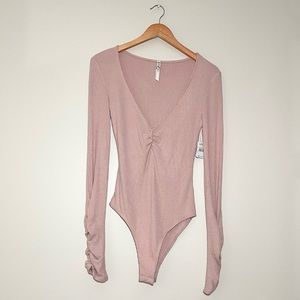 NWT Free People Cozy Up With Me Bodysuit